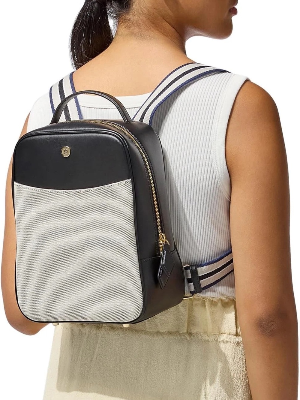 NWT Paravel Cabana Backpack - Domino Black